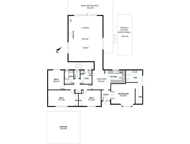 Floorplan of Homely house listing, 46 Sorrento Pde, Hayborough SA 5211