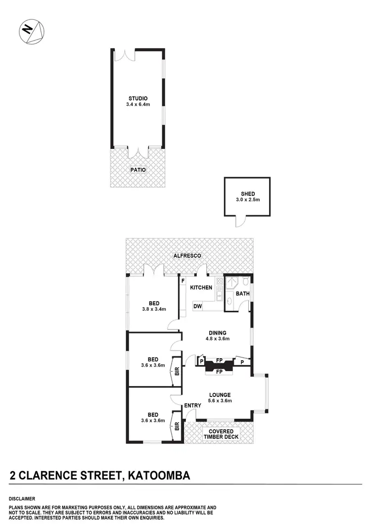 Floorplan of Homely house listing, 2 Clarence St, Katoomba NSW 2780