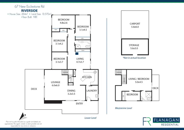 Floorplan of Homely rural property listing, 67 New Ecclestone Rd, Riverside TAS 7250