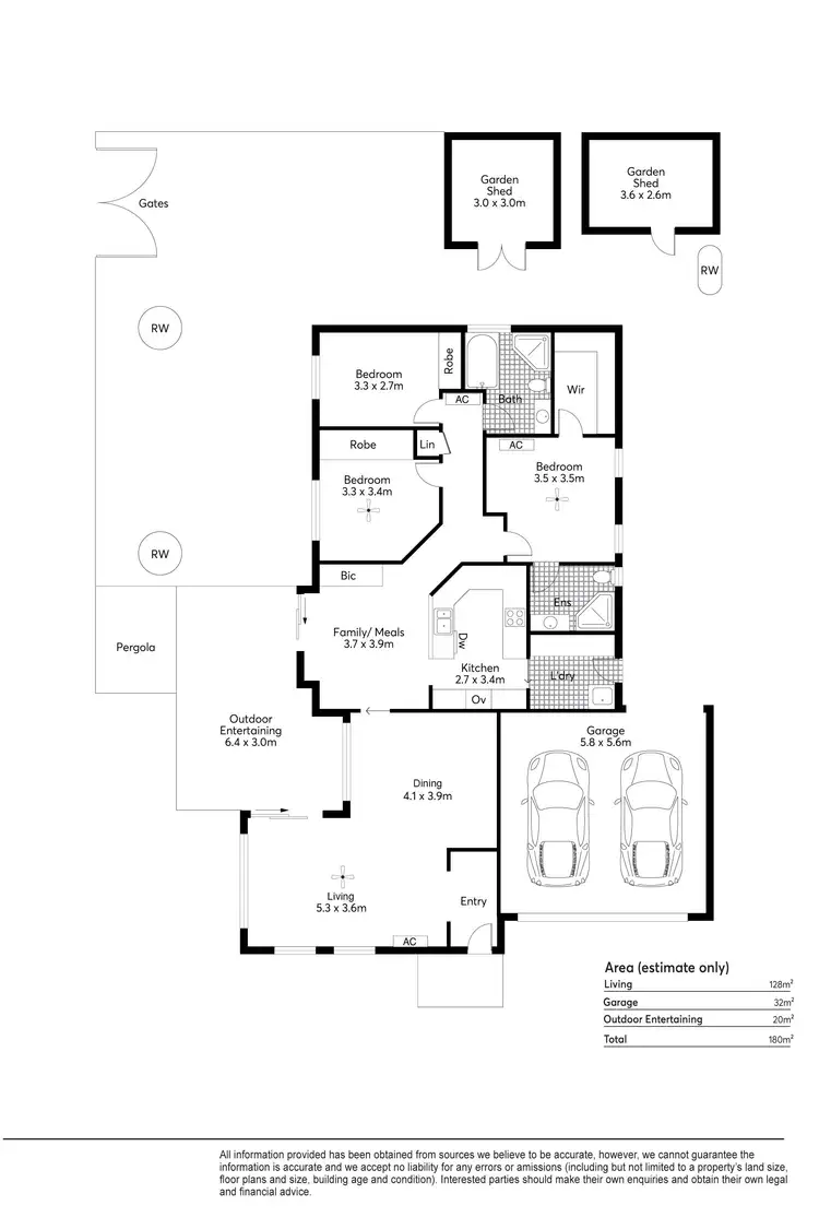 Floorplan of Homely house listing, 44 Bartel Bvd, Victor Harbor SA 5211