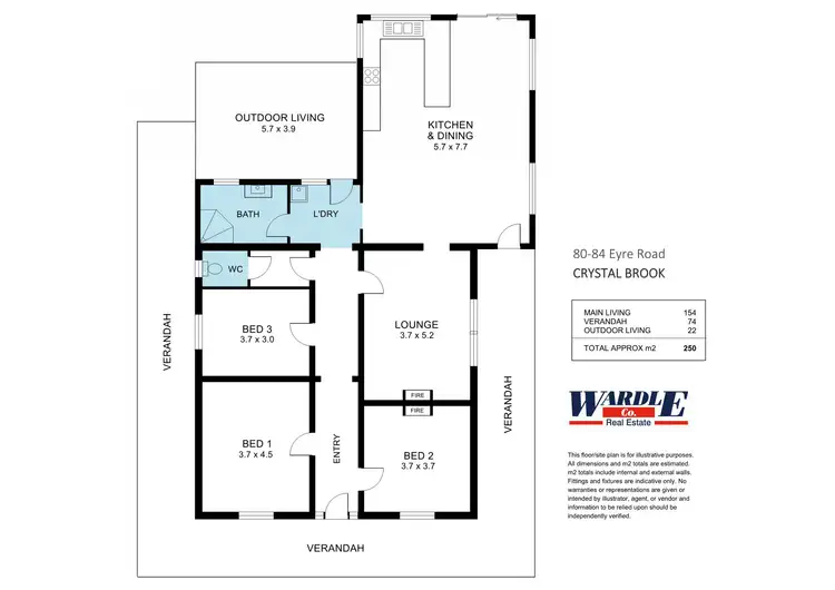 Floorplan of Homely house listing, 80-84 Eyre Road, Crystal Brook SA 5523
