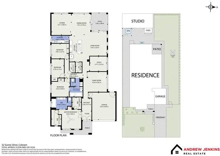 Floorplan of Homely house listing, 32 Scenic Dr, Cobram VIC 3644