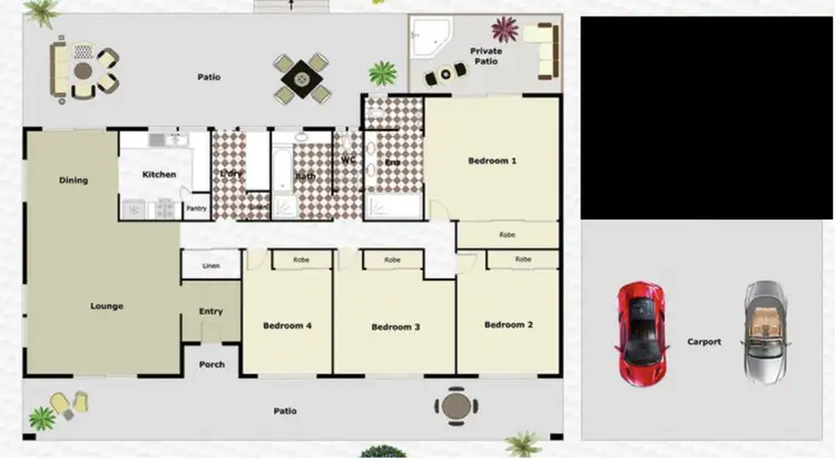 Floorplan of Homely house listing, 19-21 Plover Dr, Eagleby QLD 4207