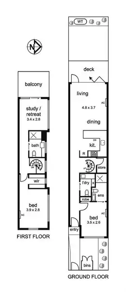 Floorplan of Homely house listing, 9 Ethel Street, Brunswick East VIC 3057