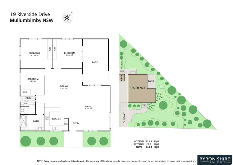 Floorplan of Homely house listing, 19 Riverside Dr, Mullumbimby NSW 2482