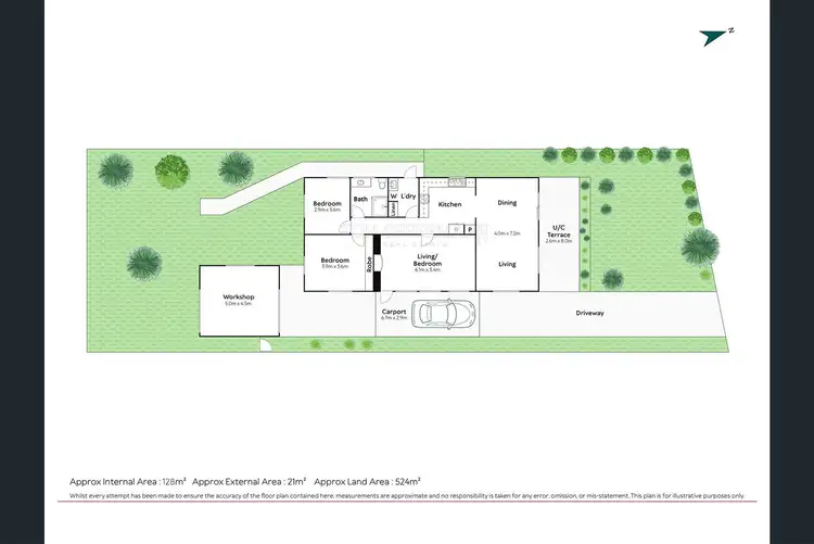 Floorplan of Homely house listing, 5 Laburnum Crescent, Noosaville QLD 4566