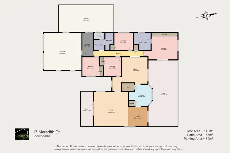 Floorplan of Homely house listing, 17 Meredith Cres, Rangeville QLD 4350