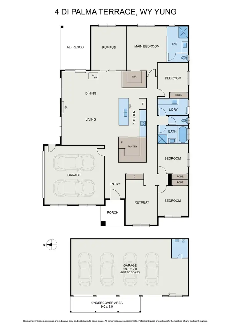 Floorplan of Homely house listing, 4 Di Palma Tce, Ellaswood VIC 3875