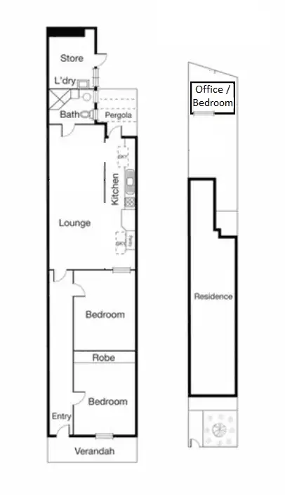Floorplan of Homely house listing, 45 Miller Street, West Melbourne VIC 3003