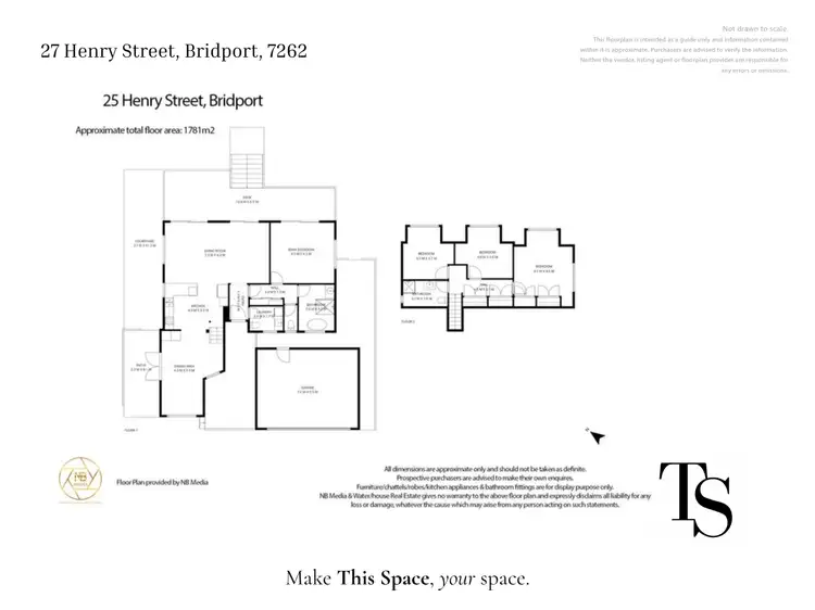 Floorplan of Homely house listing, 25 Henry Street, Bridport TAS 7262
