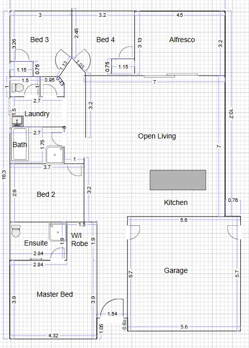 Floorplan of Homely house listing, 14 Fairhaven Ave, Harrisdale WA 6112