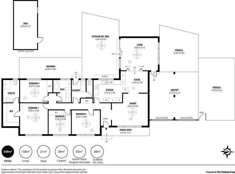 Floorplan of Homely house listing, 1 Michigan Court, West Lakes SA 5021