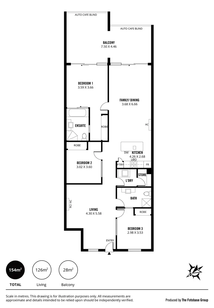 Floorplan of Homely unit listing, Unit 404/162 Hindmarsh Rd, Victor Harbor SA 5211
