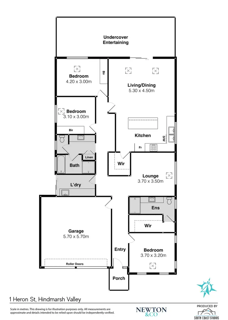 Floorplan of Homely house listing, 1 Heron Street, Hindmarsh Valley SA 5211