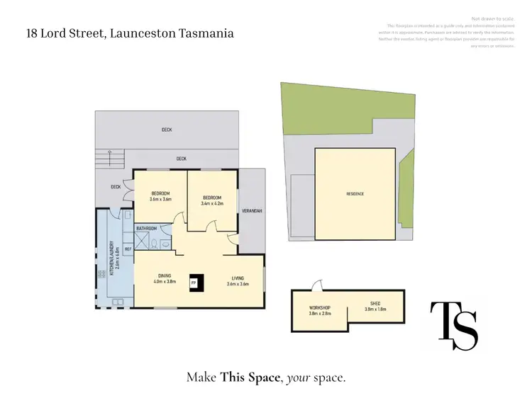 Floorplan of Homely house listing, 18 Lord St, Launceston TAS 7250