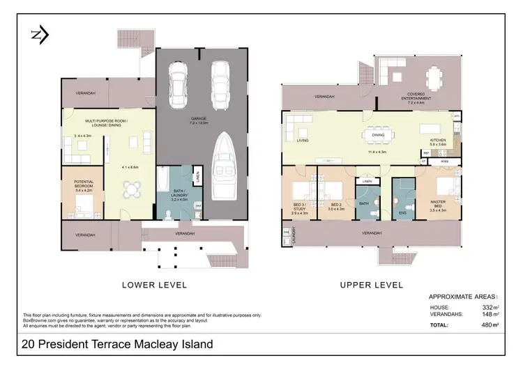 Floorplan of Homely house listing, 20 President Tce, Macleay Island QLD 4184