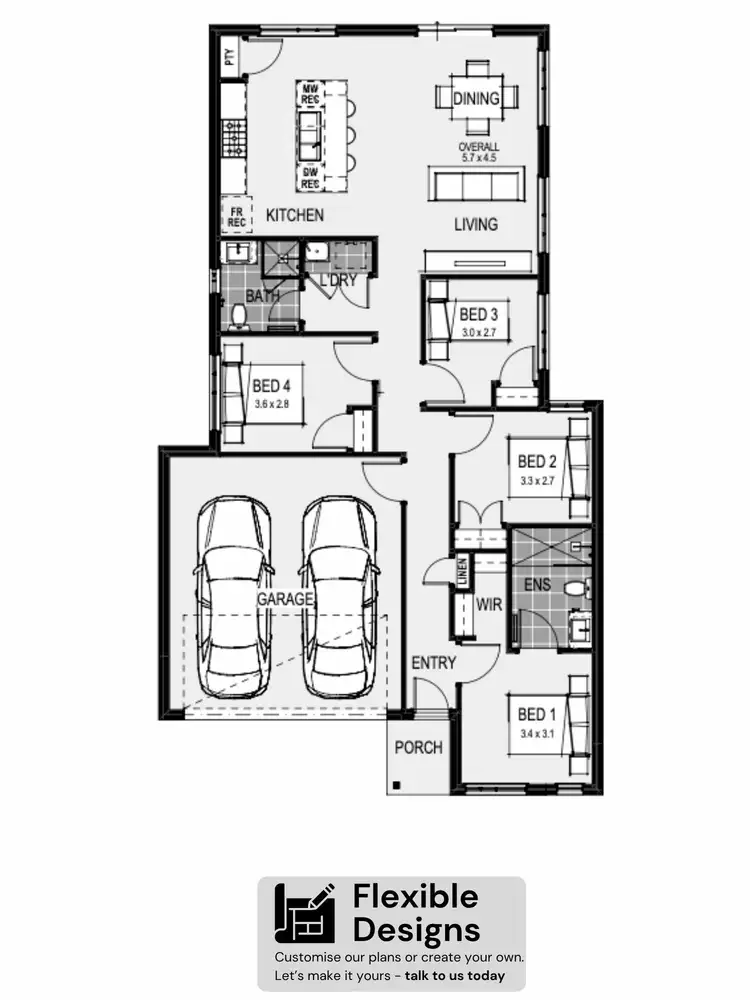 Floorplan of Homely house listing, Lot 70326 Santolina Road - Highlands Estate, Mickleham VIC 3064