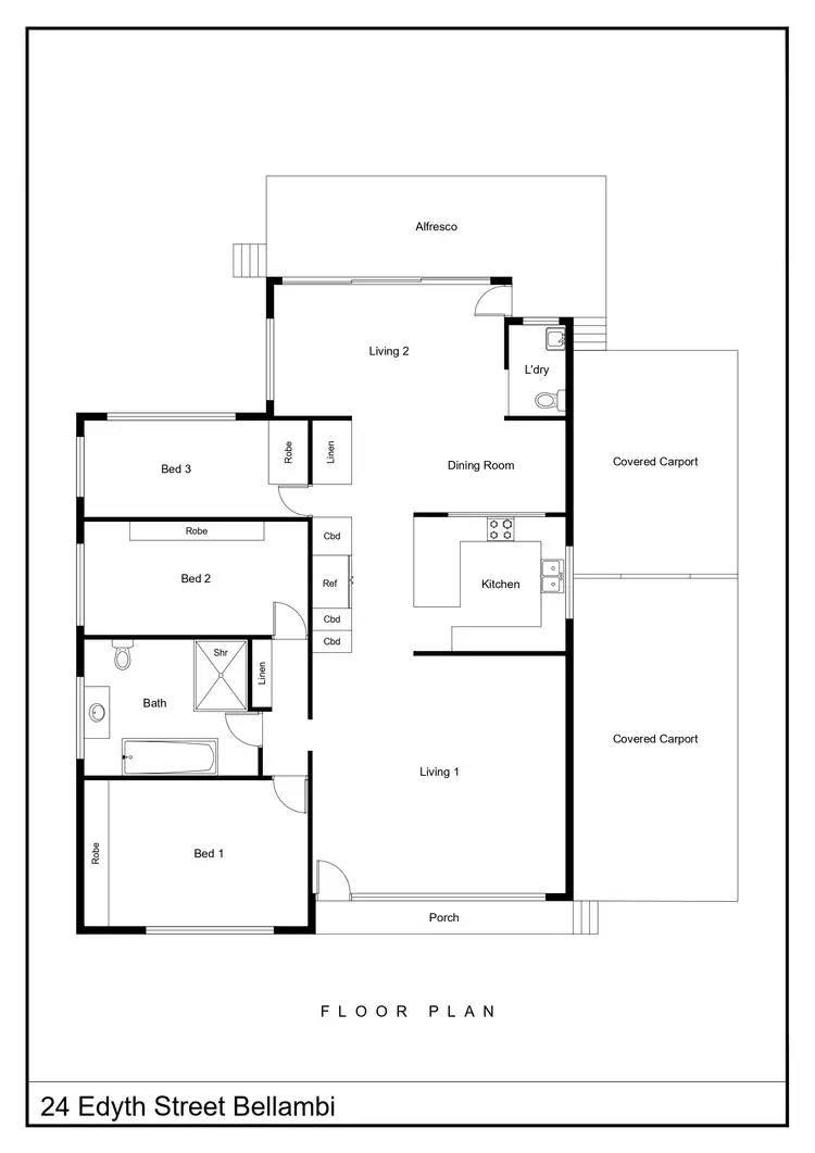 Floorplan of Homely house listing, 24 Edyth Street, Bellambi NSW 2518