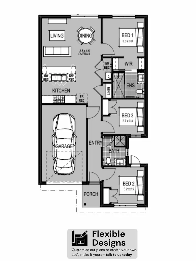 Floorplan of Homely house listing, Lot 18 Constable Street, Beveridge VIC 3753