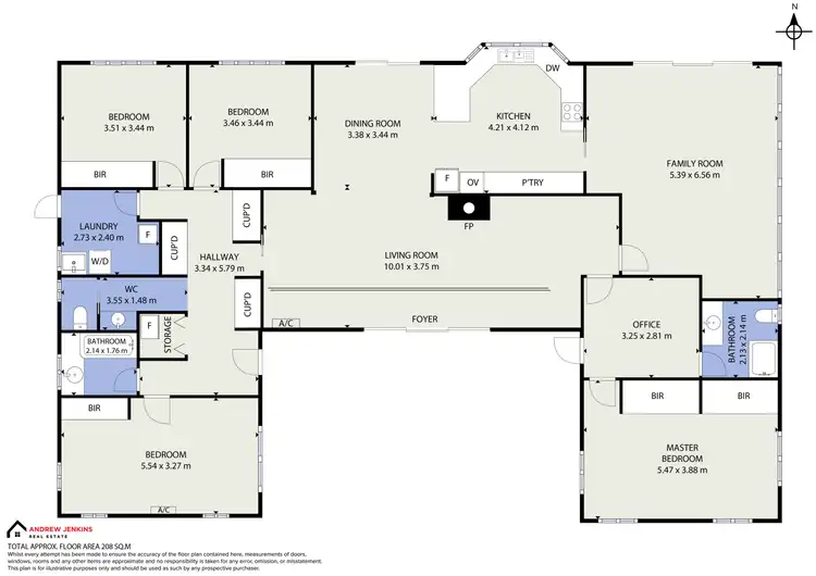 Floorplan of Homely rural property listing, 104 Barnes Road, Cobram VIC 3644