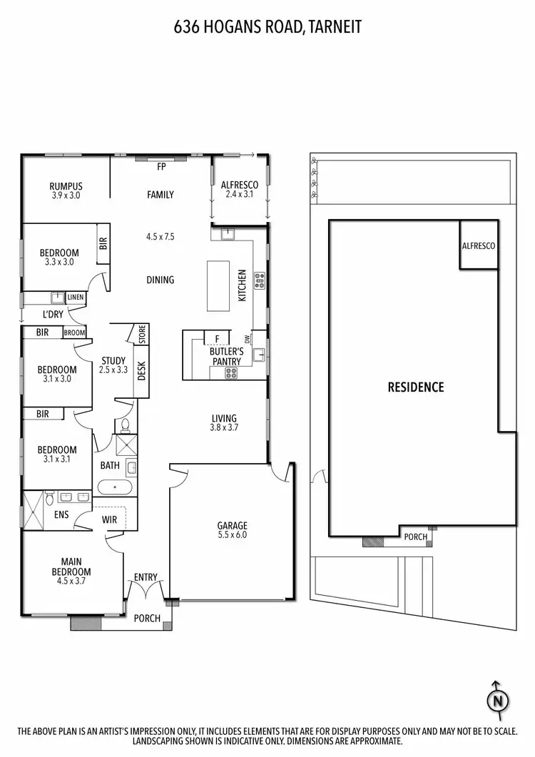 Floorplan of Homely house listing, 636 Hogans Road, Tarneit VIC 3029