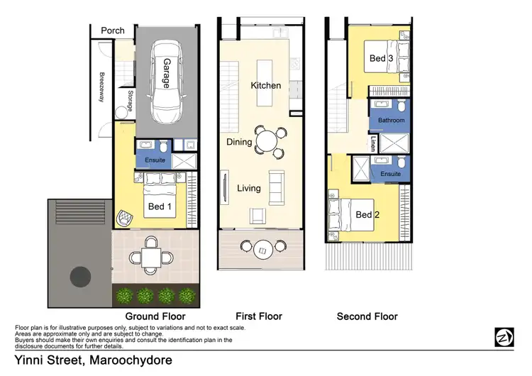 Floorplan of Homely townhouse listing, Unit 11/15 Yinni St, Maroochydore QLD 4558