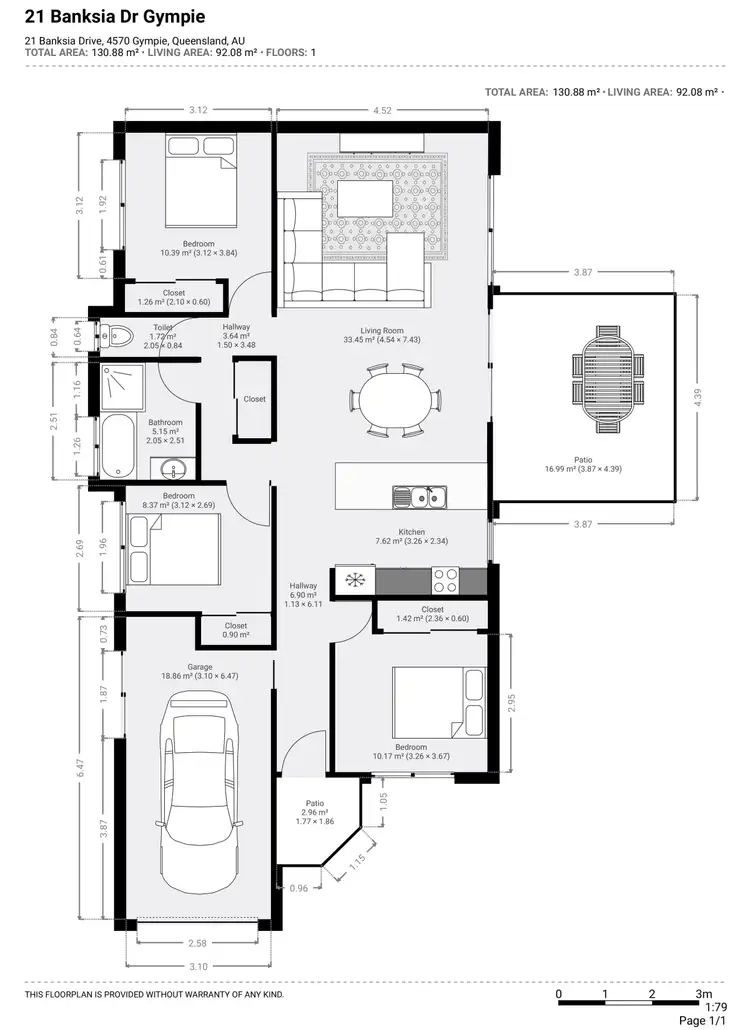 Floorplan of Homely house listing, 21 Banksia Dr, Gympie QLD 4570