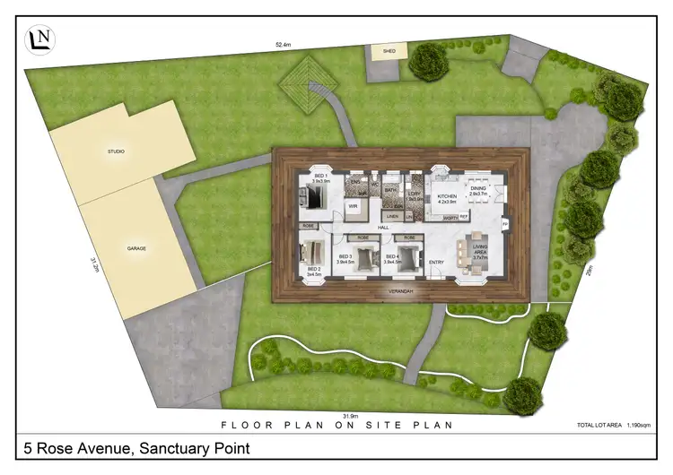 Floorplan of Homely house listing, 5-7 Rose Ave, Sanctuary Point NSW 2540