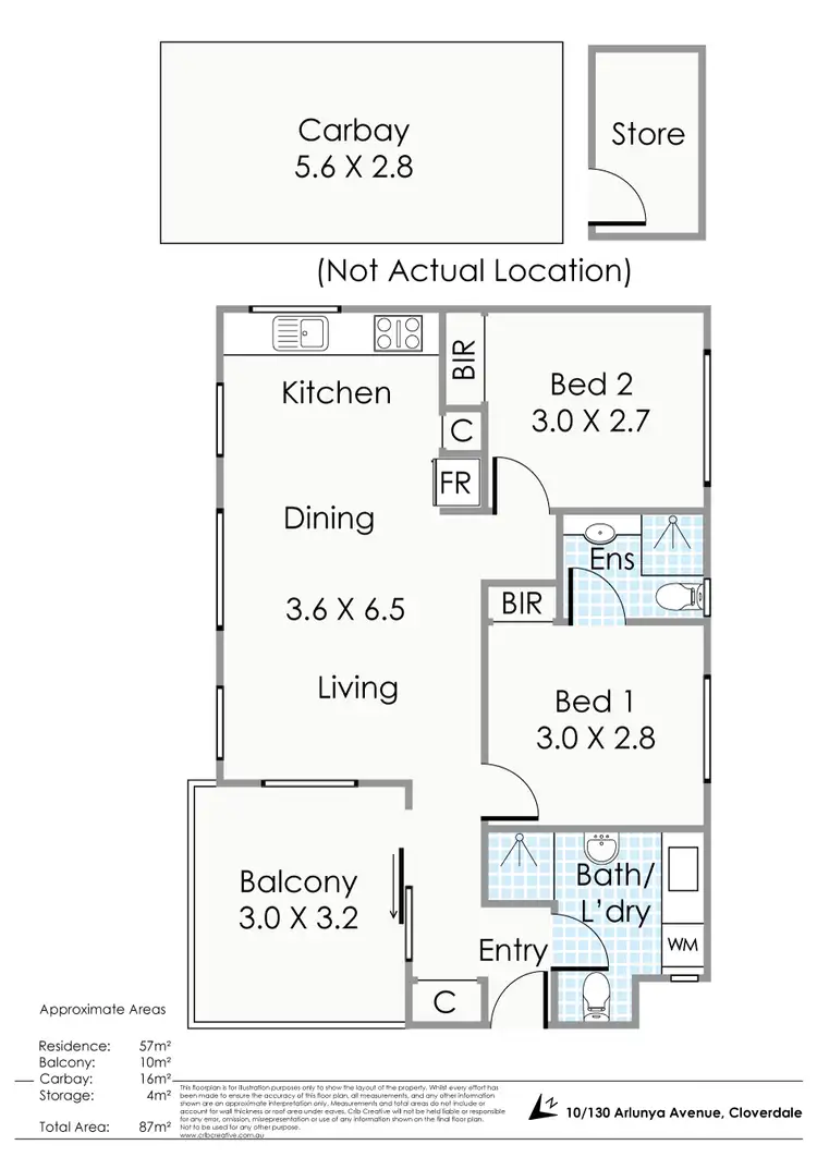 Floorplan of Homely apartment listing, 10/130 Arlunya Avenue, Cloverdale WA 6105