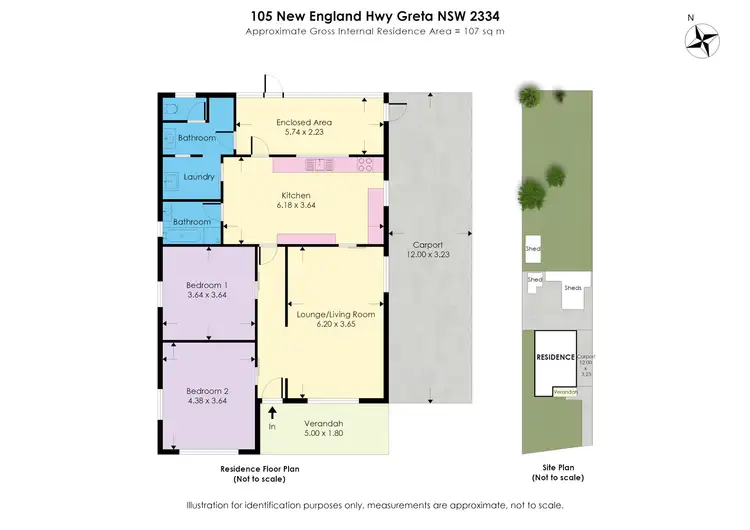 Floorplan of Homely house listing, 105 New England Highway, Greta NSW 2334