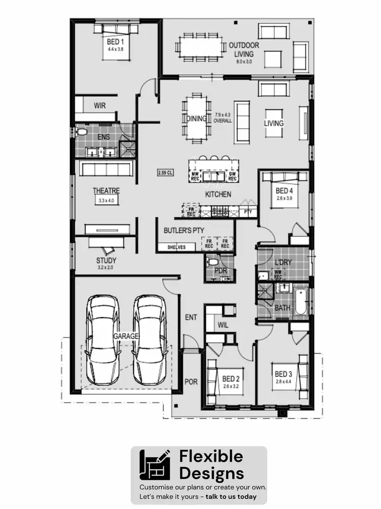 Floorplan of Homely house listing, Lot 18 Cedar Drive, Kilmore VIC 3764
