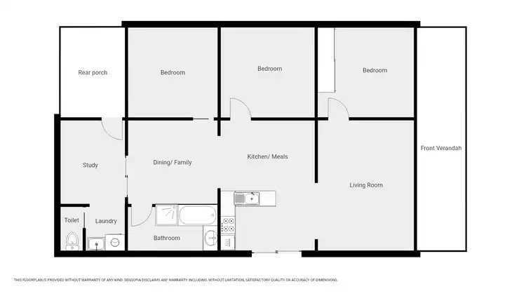 Floorplan of Homely house listing, 65 Darlington Rd, Stawell VIC 3380