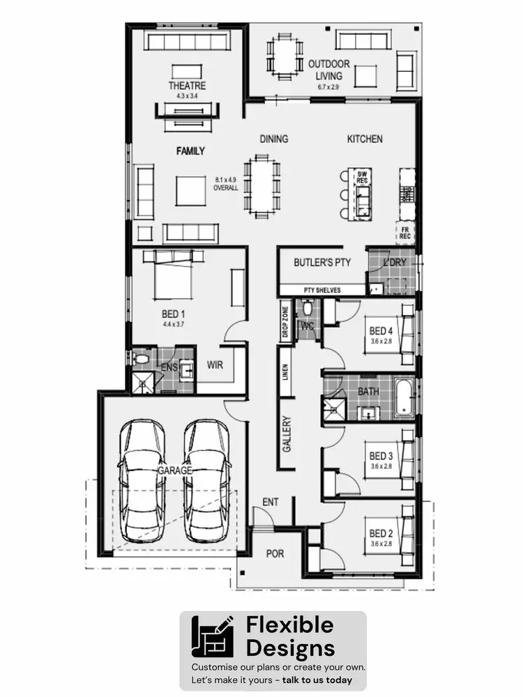 Floorplan of Homely house listing, Lot 2 Reservoir Road - Sunset View Estate, Broadford VIC 3658