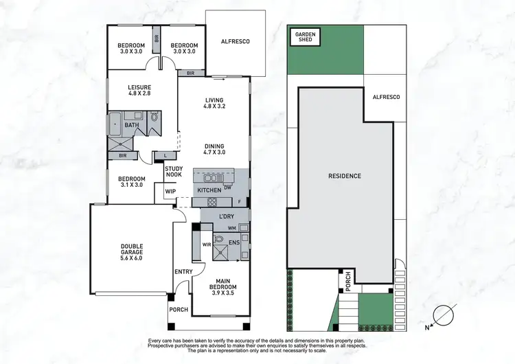 Floorplan of Homely house listing, 81 Largo Circuit, Junction Village VIC 3977