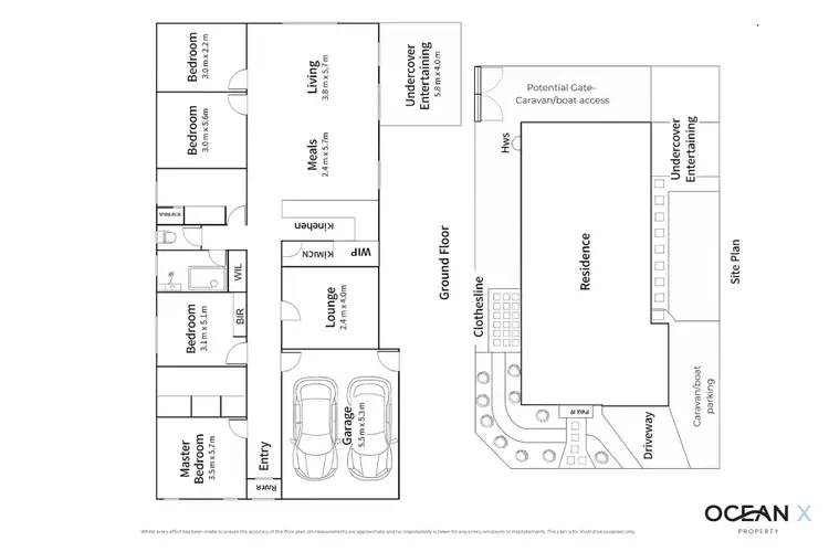 Floorplan of Homely house listing, 17 Wetland Way, Ocean Grove VIC 3226