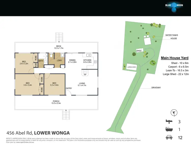Floorplan of Homely house listing, 456 Abel Rd, Lower Wonga QLD 4570
