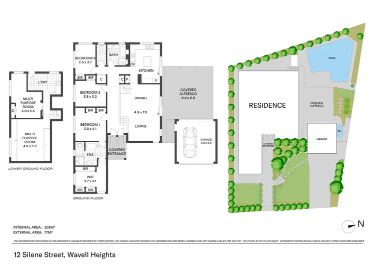 Floorplan of Homely house listing, 12 Silene Street, Wavell Heights QLD 4012