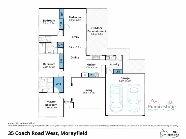 Floorplan of Homely house listing, 35 Coach Rd W, Morayfield QLD 4506