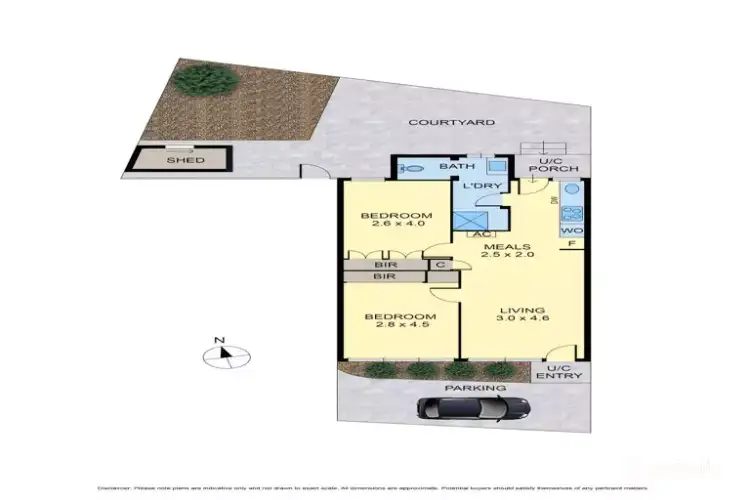 Floorplan of Homely unit listing, Unit 10/25 Ashley St, Reservoir VIC 3073