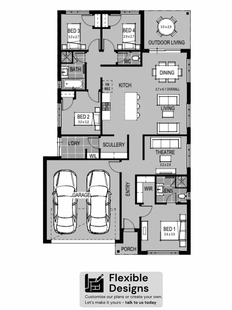 Floorplan of Homely house listing, Lot 29 Xavier Road, Bacchus Marsh VIC 3340