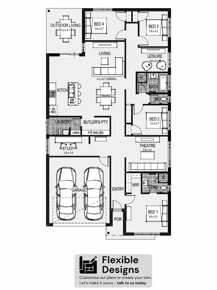 Floorplan of Homely house listing, Lot 1936 Shelterbelt Avenue - Seventh Bend Estate, Weir Views VIC 3338
