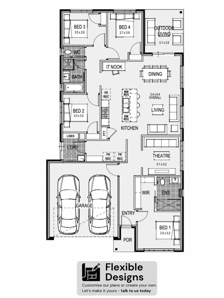 Floorplan of Homely house listing, Lot 6 Kingsley Place, Wallan VIC 3756