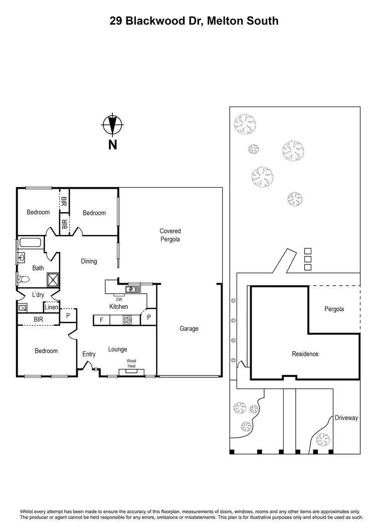 Floorplan of Homely house listing, 29 Blackwood Dr, Melton South VIC 3338