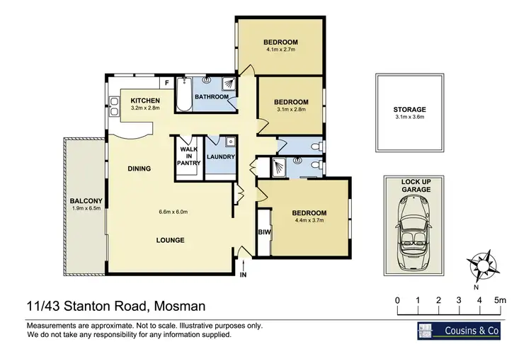 Floorplan of Homely unit listing, 11/43 Stanton Road, Mosman NSW 2088