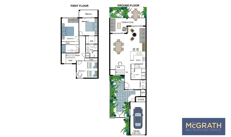 Floorplan of Homely villa listing, Unit 18/24-70 Nautilus St, Port Douglas QLD 4877