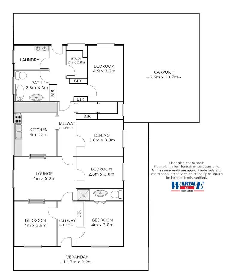Floorplan of Homely house listing, 37 Cumnock Street, Jamestown SA 5491
