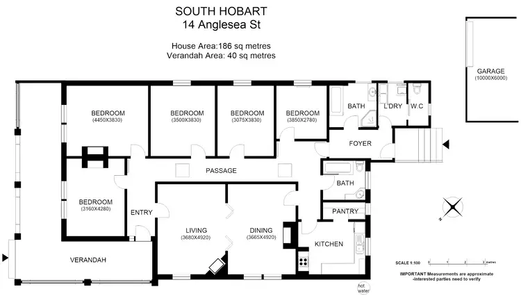Floorplan of Homely house listing, 14 Anglesea St, South Hobart TAS 7004