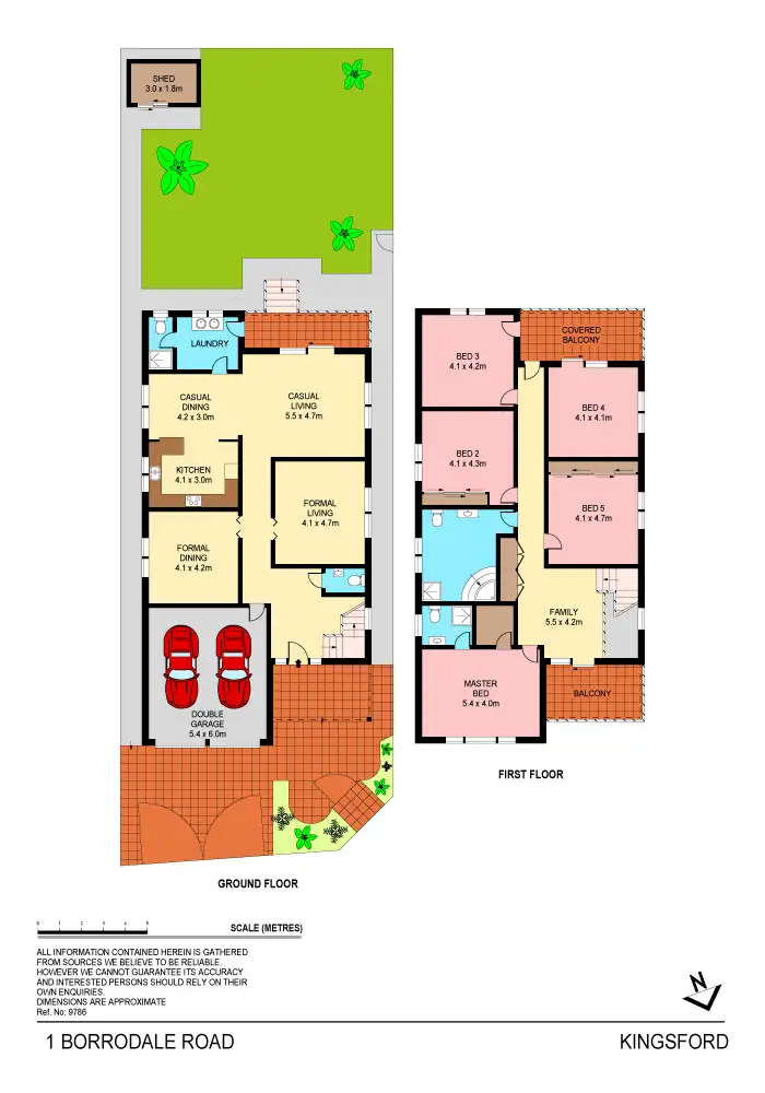 Floorplan of Homely house listing, 1 Borrodale Road, Kingsford NSW 2032