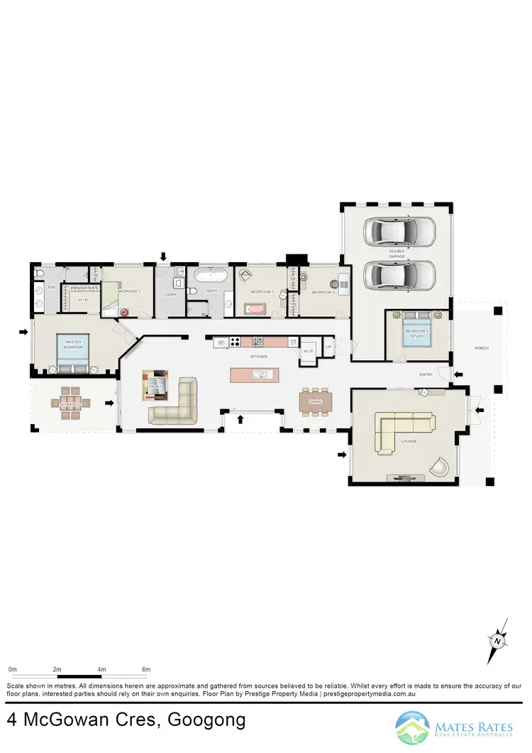 Floorplan of Homely house listing, 4 Mcgowan Cres, Googong NSW 2620