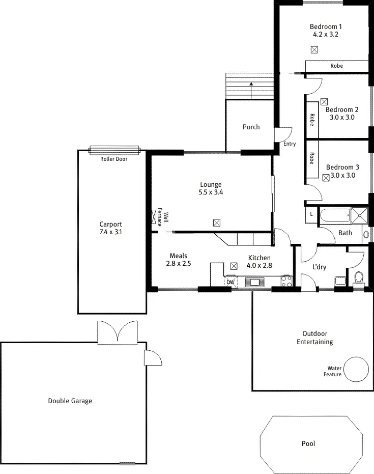 Floorplan of Homely house listing, 21 Geoffery Avenue, Valley View SA 5093
